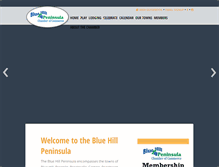 Tablet Screenshot of bluehillpeninsula.org